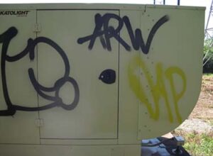 Graffiti that needs to be removed in Alexandria VA